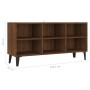 Mueble de TV con patas de metal marrón roble 103,5x30x50 cm de , Muebles TV - Ref: Foro24-813157, Precio: 73,77 €, Descuento: %