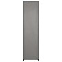 Armario con 4 compartimentos gris 175x45x170 cm de vidaXL, Armarios roperos - Ref: Foro24-282448, Precio: 50,92 €, Descuento: %