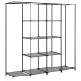 Armario con 4 compartimentos gris 175x45x170 cm de vidaXL, Armarios roperos - Ref: Foro24-282448, Precio: 50,92 €, Descuento: %