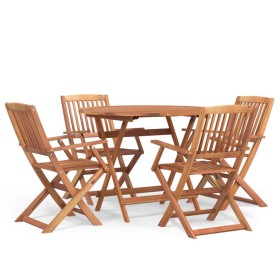 Garden dining set 5 pieces solid acacia wood by , Garden sets - Ref: Foro24-3152897, Price: 301,54 €, Discount: %