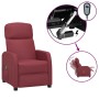 Sillón de masaje eléctrico cuero sintético rojo tinto de , Sillones de masaje eléctricos - Ref: Foro24-3073745, Precio: 165,5...