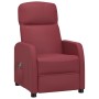 Sillón de masaje eléctrico cuero sintético rojo tinto de , Sillones de masaje eléctricos - Ref: Foro24-3073745, Precio: 165,5...