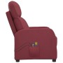 Sillón de masaje eléctrico cuero sintético rojo tinto de , Sillones de masaje eléctricos - Ref: Foro24-3073745, Precio: 165,5...