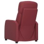 Sillón de masaje eléctrico cuero sintético rojo tinto de , Sillones de masaje eléctricos - Ref: Foro24-3073745, Precio: 165,5...