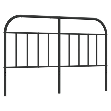 Cabecero de metal negro 140 cm de , Cabeceros y pies de cama - Ref: Foro24-353668, Precio: 41,47 €, Descuento: %