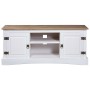 Corona Range TV-Schrank aus weißem mexikanischem Kiefernholz, 120 x 40 x 52 cm von vidaXL, TV-Möbel - Ref: Foro24-282632, Pre...