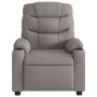 Sillón reclinable de tela gris taupe de , Sillones - Ref: Foro24-374154, Precio: 220,10 €, Descuento: %