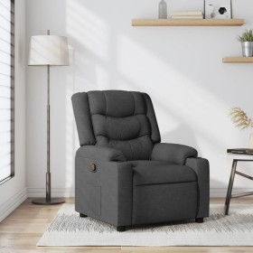 Sillón reclinable de tela gris oscuro de , Sillones - Ref: Foro24-374128, Precio: 232,99 €, Descuento: %