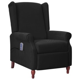 Black Fabric Massage Recliner by vidaXL, Electric massage chairs - Ref: Foro24-282213, Price: 151,99 €, Discount: %