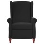 Sillón reclinable de masaje de tela negro de vidaXL, Sillones de masaje eléctricos - Ref: Foro24-282213, Precio: 151,48 €, De...