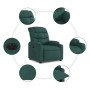 Sillón reclinable eléctrico tela verde oscuro de , Sillones - Ref: Foro24-3206633, Precio: 253,07 €, Descuento: %