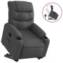 Dark gray fabric reclining and lift chair by , Armchairs - Ref: Foro24-3206646, Price: 327,99 €, Discount: %