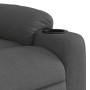 Sillón reclinable elevable de tela gris oscuro de , Sillones - Ref: Foro24-3206646, Precio: 274,37 €, Descuento: %