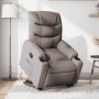 Liftable recliner taupe gray fabric by , Armchairs - Ref: Foro24-3206652, Price: 271,63 €, Discount: %