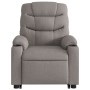 Liftable recliner taupe gray fabric by , Armchairs - Ref: Foro24-3206652, Price: 394,99 €, Discount: %