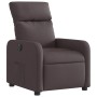 Sillón reclinable eléctrico tela marrón oscuro de , Sillones - Ref: Foro24-3206686, Precio: 235,14 €, Descuento: %