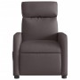 Sillón reclinable eléctrico tela marrón oscuro de , Sillones - Ref: Foro24-3206686, Precio: 235,14 €, Descuento: %