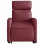 Sillón eléctrico reclinable elevable de tela rojo tinto de , Sillones - Ref: Foro24-3206720, Precio: 304,02 €, Descuento: %