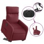 Sillón eléctrico reclinable elevable de tela rojo tinto de , Sillones - Ref: Foro24-3206720, Precio: 304,02 €, Descuento: %