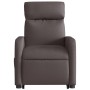 Sillón eléctrico reclinable elevable de tela marrón oscuro de , Sillones - Ref: Foro24-3206722, Precio: 294,34 €, Descuento: %