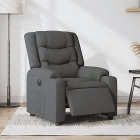 Sillón reclinable eléctrico de tela gris oscuro de , Sillones - Ref: Foro24-3206568, Precio: 280,99 €, Descuento: %