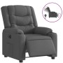 Sillón reclinable eléctrico de tela gris oscuro de , Sillones - Ref: Foro24-3206568, Precio: 269,36 €, Descuento: %