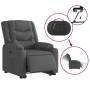 Sillón eléctrico reclinable elevable de tela gris oscuro de , Sillones - Ref: Foro24-3206580, Precio: 328,45 €, Descuento: %