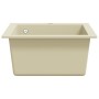 Granite kitchen sink with one beige basin by vidaXL, Sinks - Ref: Foro24-144850, Price: 145,08 €, Discount: %