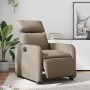 Sillón reclinable eléctrico de cuero sintético color capuchino de , Sillones - Ref: Foro24-3206741, Precio: 242,36 €, Descuen...