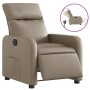 Sillón reclinable eléctrico de cuero sintético color capuchino de , Sillones - Ref: Foro24-3206741, Precio: 242,36 €, Descuen...