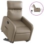 Sillón elevable eléctrico cuero artificial capuchino de , Sillones - Ref: Foro24-3206769, Precio: 302,92 €, Descuento: %