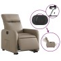 Sillón elevable eléctrico cuero artificial capuchino de , Sillones - Ref: Foro24-3206769, Precio: 302,92 €, Descuento: %