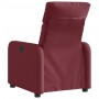 Sillón reclinable eléctrico tela rojo tinto de , Sillones - Ref: Foro24-3206684, Precio: 243,56 €, Descuento: %