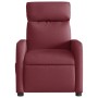 Sillón reclinable eléctrico tela rojo tinto de , Sillones - Ref: Foro24-3206684, Precio: 243,56 €, Descuento: %