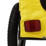 Trailer bicycle pets iron Oxford cloth yellow black by , pet strollers - Ref: Foro24-93931, Price: 85,39 €, Discount: %