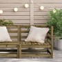 Garden corner sofa impregnated pine wood 70x70x67 cm by , Modular outdoor sofas - Ref: Foro24-837906, Price: 57,05 €, Discoun...