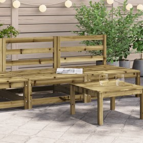 Garden sofas without armrests 2 pcs pine wood 70x70x67 cm by , Modular outdoor sofas - Ref: Foro24-837927, Price: 83,99 €, Di...