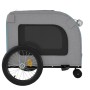 Pet Bicycle Trailer Iron Oxford Cloth Blue Gray by , pet strollers - Ref: Foro24-93862, Price: 128,56 €, Discount: %