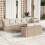 Set de sofás de jardín 9 pzas con cojines ratán sintético beige de , Conjuntos de jardín - Ref: Foro24-3219218, Precio: 719,2...