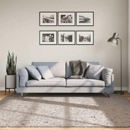 Modern long-haired furry rug PAMPLONA beige 200x200 cm by , Rugs - Ref: Foro24-375216, Price: 77,23 €, Discount: %