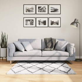 Modern long pile rug PAMPLONA cream and black 120x170cm by , Rugs - Ref: Foro24-375366, Price: 42,94 €, Discount: %