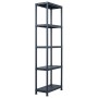 Plastic shelving 5 units 125 kg 60x30x180 cm black by vidaXL, Industrial shelving - Ref: Foro24-276258, Price: 287,25 €, Disc...