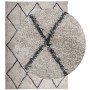 Modern long pile rug PAMPLONA beige anthracite 200x280 cm by , Rugs - Ref: Foro24-375393, Price: 105,39 €, Discount: %