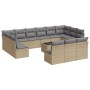 Set mit 14 Gartensofas mit Kissen Kunstrattan beige von , Gartensets - Ref: Foro24-3250238, Preis: 943,79 €, Rabatt: %