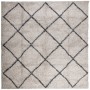 Modern long pile rug PAMPLONA beige anthracite 120x120 cm by , Rugs - Ref: Foro24-375387, Price: 35,59 €, Discount: %