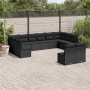 Garden sofa set 12 pieces with black synthetic rattan cushions by , Garden sets - Ref: Foro24-3250204, Price: 723,28 €, Disco...