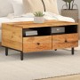 Solid acacia wood coffee table 80x54x40 cm by , Coffee table - Ref: Foro24-356868, Price: 157,18 €, Discount: %