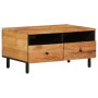 Solid acacia wood coffee table 80x54x40 cm by , Coffee table - Ref: Foro24-356868, Price: 157,18 €, Discount: %