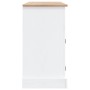 Aparador Corona Range de pino mexicano blanco 132x43x78 cm de vidaXL, Aparadores - Ref: Foro24-282634, Precio: 341,99 €, Desc...