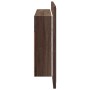 LED acrylic brown oak bathroom mirror cabinet 80x12x45 cm by , bathroom vanities - Ref: Foro24-834953, Price: 57,99 €, Discou...